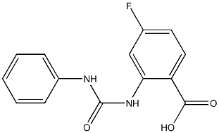 4-fluoro-2-[(phenylcarbamoyl)amino]benzoic acid