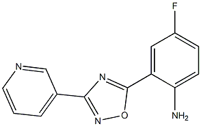  4-fluoro-2-[3-(pyridin-3-yl)-1,2,4-oxadiazol-5-yl]aniline