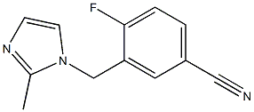  4-fluoro-3-[(2-methyl-1H-imidazol-1-yl)methyl]benzonitrile