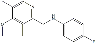  4-fluoro-N-[(4-methoxy-3,5-dimethylpyridin-2-yl)methyl]aniline