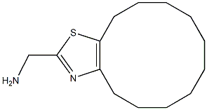 4H,5H,6H,7H,8H,9H,10H,11H,12H,13H-cyclododeca[d][1,3]thiazol-2-ylmethanamine Structure