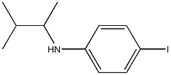 4-iodo-N-(3-methylbutan-2-yl)aniline 化学構造式