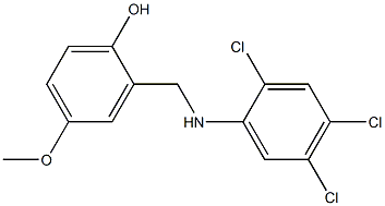 4-methoxy-2-{[(2,4,5-trichlorophenyl)amino]methyl}phenol