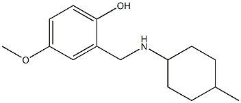 4-methoxy-2-{[(4-methylcyclohexyl)amino]methyl}phenol