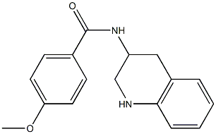 4-methoxy-N-(1,2,3,4-tetrahydroquinolin-3-yl)benzamide Structure