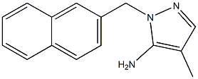 4-methyl-1-(naphthalen-2-ylmethyl)-1H-pyrazol-5-amine|