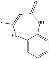 4-methyl-2,5-dihydro-1H-1,5-benzodiazepin-2-one Struktur