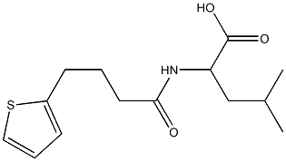  4-methyl-2-[4-(thiophen-2-yl)butanamido]pentanoic acid