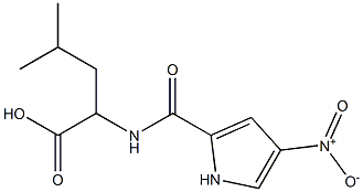 4-methyl-2-{[(4-nitro-1H-pyrrol-2-yl)carbonyl]amino}pentanoic acid|