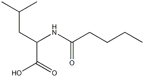 4-methyl-2-pentanamidopentanoic acid Structure