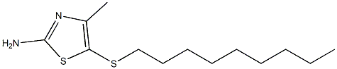 4-methyl-5-(nonylsulfanyl)-1,3-thiazol-2-amine Structure