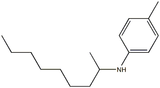 4-methyl-N-(nonan-2-yl)aniline Struktur