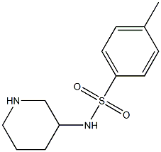 4-methyl-N-(piperidin-3-yl)benzene-1-sulfonamide Structure