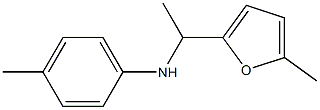 4-methyl-N-[1-(5-methylfuran-2-yl)ethyl]aniline Structure