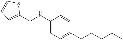  4-pentyl-N-[1-(thiophen-2-yl)ethyl]aniline