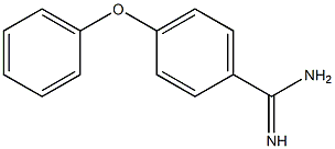 4-phenoxybenzene-1-carboximidamide 结构式