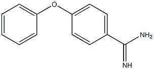 4-phenoxybenzene-1-carboximidamide,,结构式