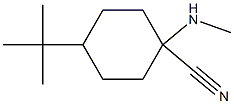  4-tert-butyl-1-(methylamino)cyclohexane-1-carbonitrile