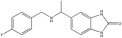 5-(1-{[(4-fluorophenyl)methyl]amino}ethyl)-2,3-dihydro-1H-1,3-benzodiazol-2-one