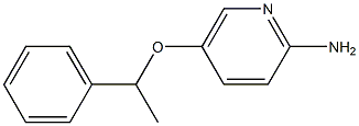 5-(1-phenylethoxy)pyridin-2-amine Struktur