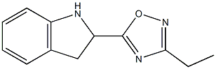  5-(2,3-dihydro-1H-indol-2-yl)-3-ethyl-1,2,4-oxadiazole