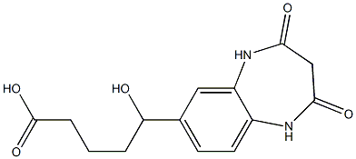 5-(2,4-dioxo-2,3,4,5-tetrahydro-1H-1,5-benzodiazepin-7-yl)-5-hydroxypentanoic acid