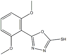 5-(2,6-dimethoxyphenyl)-1,3,4-oxadiazole-2-thiol