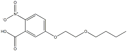 5-(2-butoxyethoxy)-2-nitrobenzoic acid 结构式