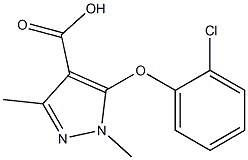 5-(2-chlorophenoxy)-1,3-dimethyl-1H-pyrazole-4-carboxylic acid
