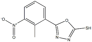 5-(2-methyl-3-nitrophenyl)-1,3,4-oxadiazole-2-thiol Structure