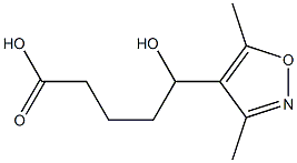 5-(3,5-dimethyl-1,2-oxazol-4-yl)-5-hydroxypentanoic acid