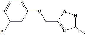 5-(3-bromophenoxymethyl)-3-methyl-1,2,4-oxadiazole