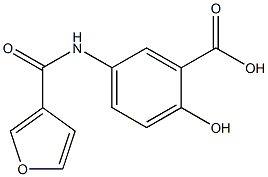 5-(3-furoylamino)-2-hydroxybenzoic acid|