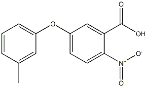 5-(3-methylphenoxy)-2-nitrobenzoic acid Structure