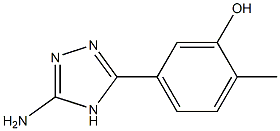 5-(5-amino-4H-1,2,4-triazol-3-yl)-2-methylphenol Structure