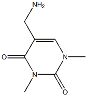 5-(aminomethyl)-1,3-dimethyl-1,2,3,4-tetrahydropyrimidine-2,4-dione Structure
