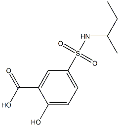 5-(butan-2-ylsulfamoyl)-2-hydroxybenzoic acid