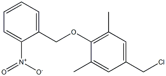 5-(chloromethyl)-1,3-dimethyl-2-[(2-nitrophenyl)methoxy]benzene