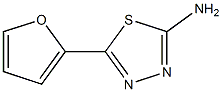 5-(furan-2-yl)-1,3,4-thiadiazol-2-amine Structure