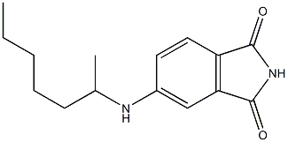 5-(heptan-2-ylamino)-2,3-dihydro-1H-isoindole-1,3-dione,,结构式