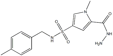 5-(hydrazinocarbonyl)-1-methyl-N-(4-methylbenzyl)-1H-pyrrole-3-sulfonamide