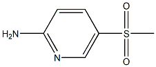 5-(methylsulfonyl)pyridin-2-amine,,结构式