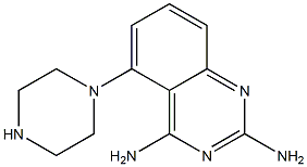 5-(piperazin-1-yl)quinazoline-2,4-diamine 结构式