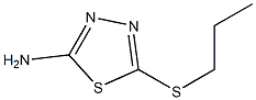  5-(propylsulfanyl)-1,3,4-thiadiazol-2-amine