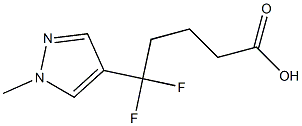  5,5-difluoro-5-(1-methyl-1H-pyrazol-4-yl)pentanoic acid