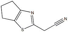 5,6-dihydro-4H-cyclopenta[d][1,3]thiazol-2-ylacetonitrile Structure