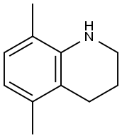 5,8-dimethyl-1,2,3,4-tetrahydroquinoline,,结构式