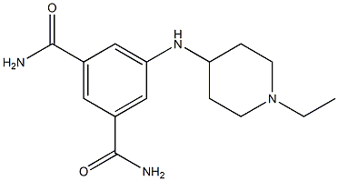 5-[(1-ethylpiperidin-4-yl)amino]benzene-1,3-dicarboxamide