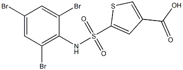 5-[(2,4,6-tribromophenyl)sulfamoyl]thiophene-3-carboxylic acid