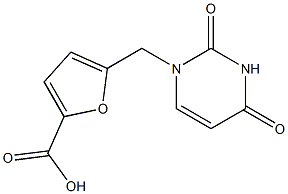 5-[(2,4-dioxo-1,2,3,4-tetrahydropyrimidin-1-yl)methyl]furan-2-carboxylic acid